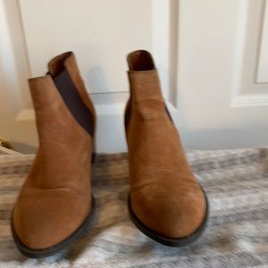 Rust colored ankle boots